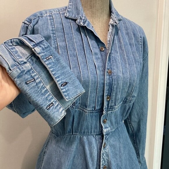Vintage Ralph Lauren Western Denim Dress - Picture 9 of 12